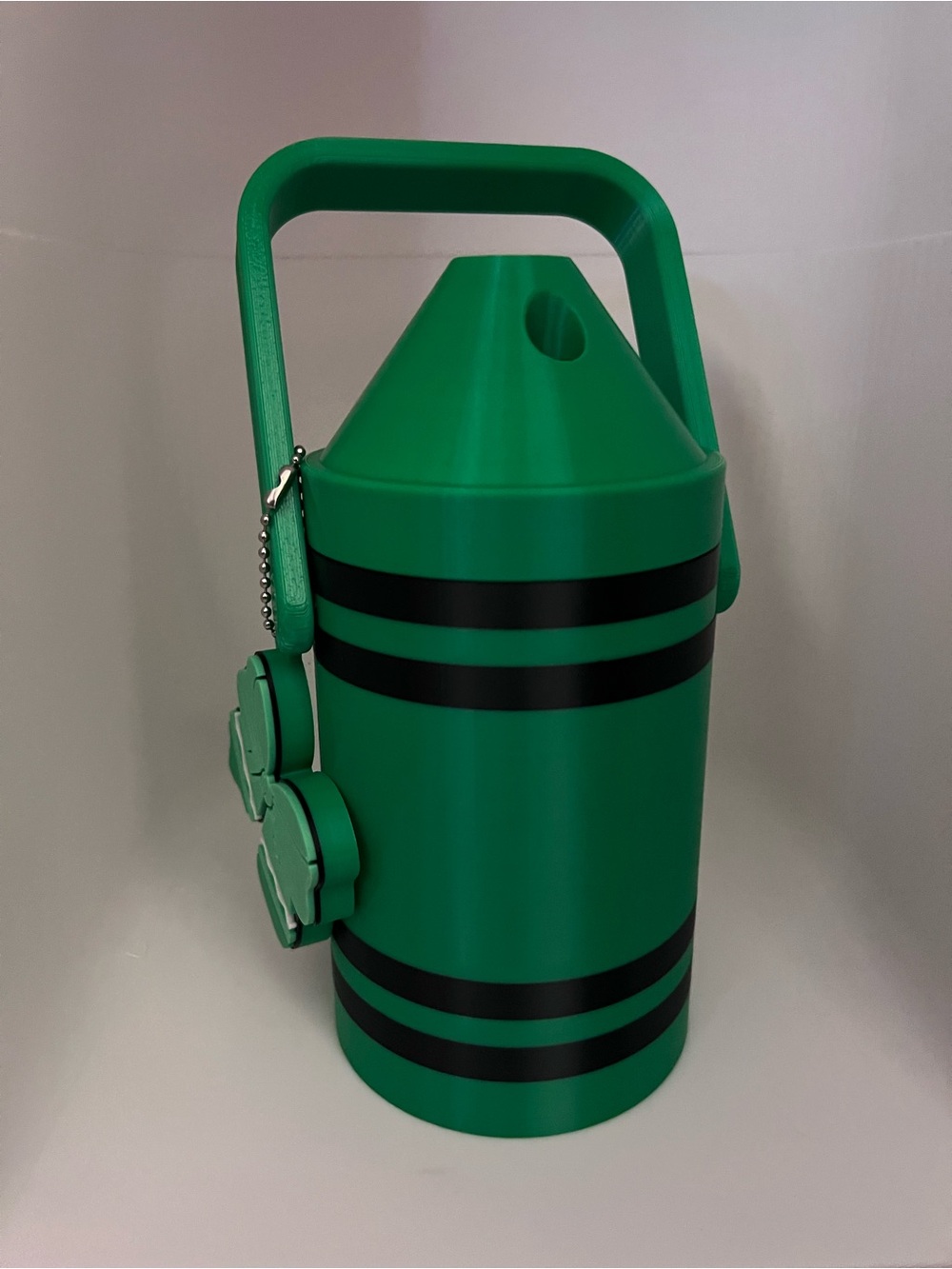 Green Crayon Can Cooler